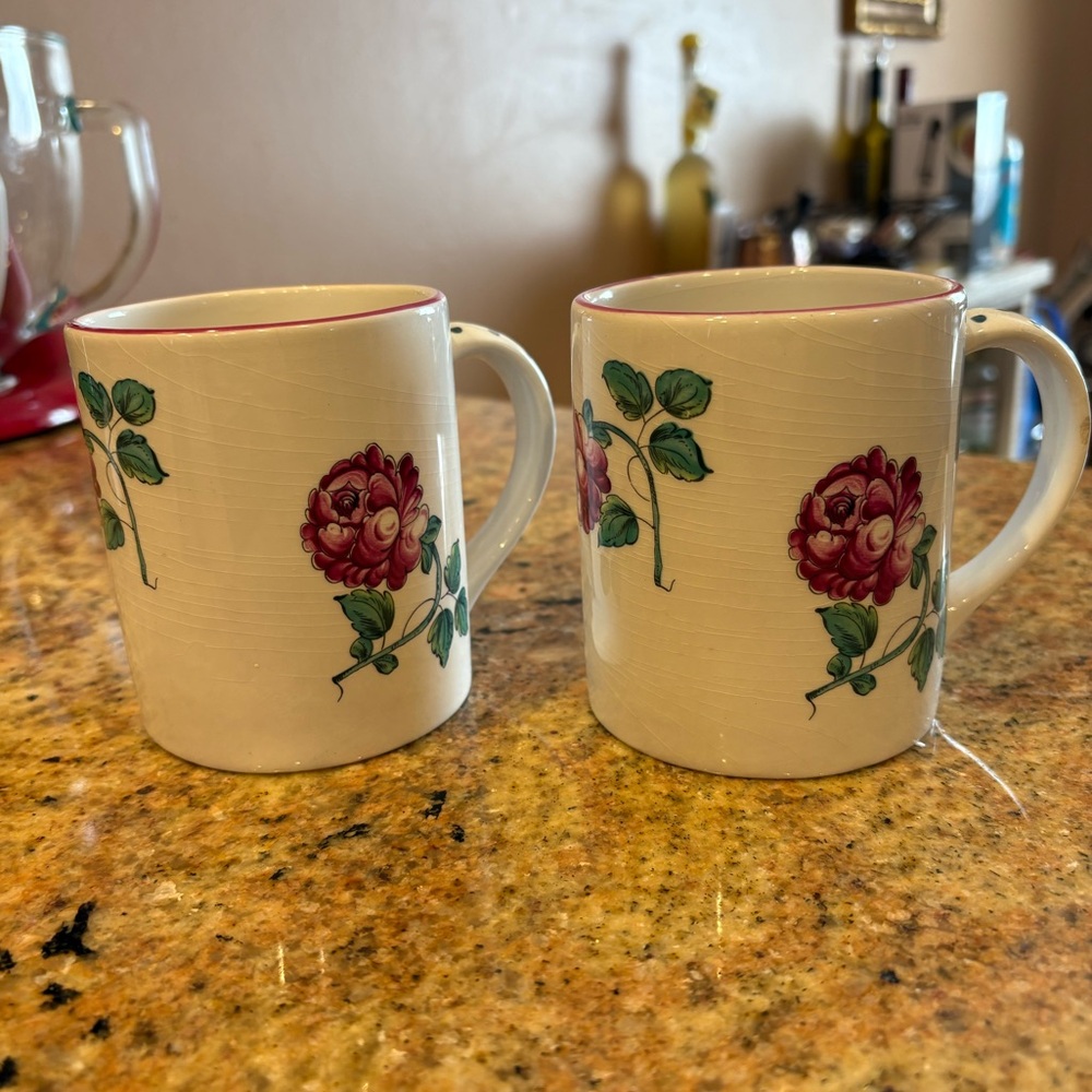 TIFFANY & CO. STRASBOURG FLOWERS Set of Mugs